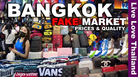 bangkok markets fake clothes|fake shops in thailand.